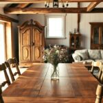 móveis rústicos e interiores estilo rural
