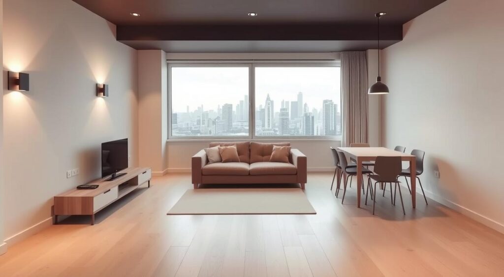 organizacao-em-apartamentos-pequenos-1024x563 Apartamento pequeno e moderno: 8 truques que fazem a diferença