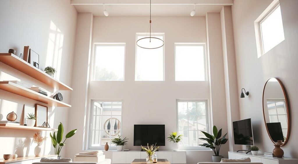 otimizacao-de-espacos-verticais-1024x563 Decoração de Interiores de Casas Pequenas pra Ampliar o Espaço