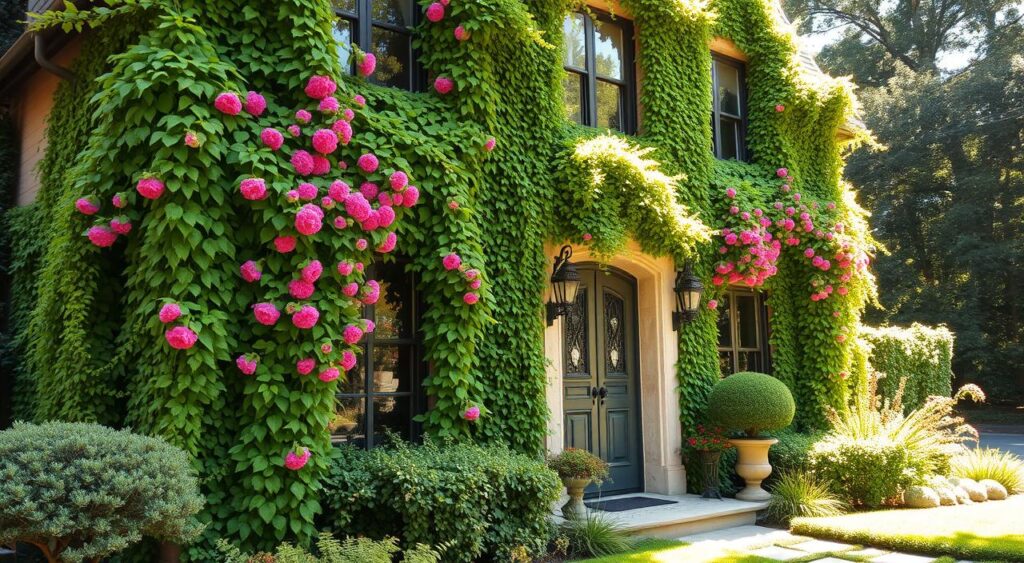 paisagismo-em-fachadas-de-residencias-1024x563 Fachadas de Casas com Plantas: A beleza que virou tendência