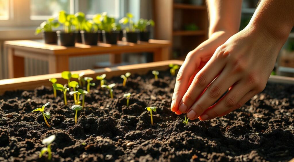plantar-sementes-e-cultivar-mudas-1024x563 Horta Residencial - Dicas para Cultivar em Casa