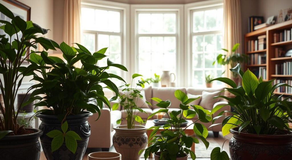 plantas-decoracao-ambiente-acolhedor-1024x563 Antes e Depois de uma Casa Americana Simples Bem Planejada