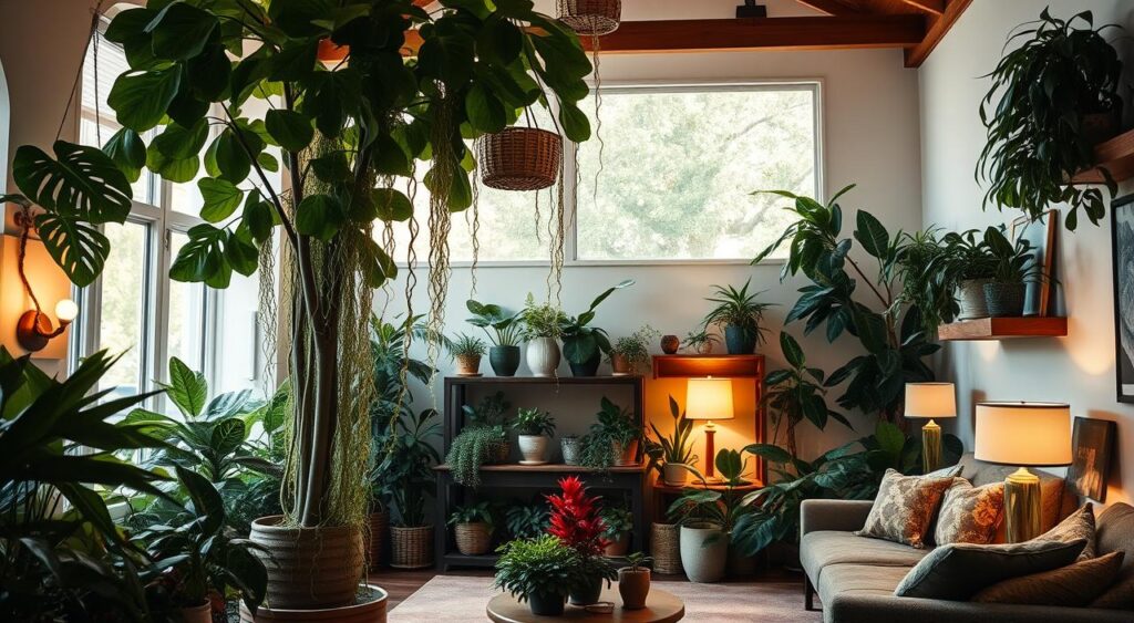 plantas-na-decoracao-8-1024x563 10 Ideias para Interior de Casa Simples e Aconchegante