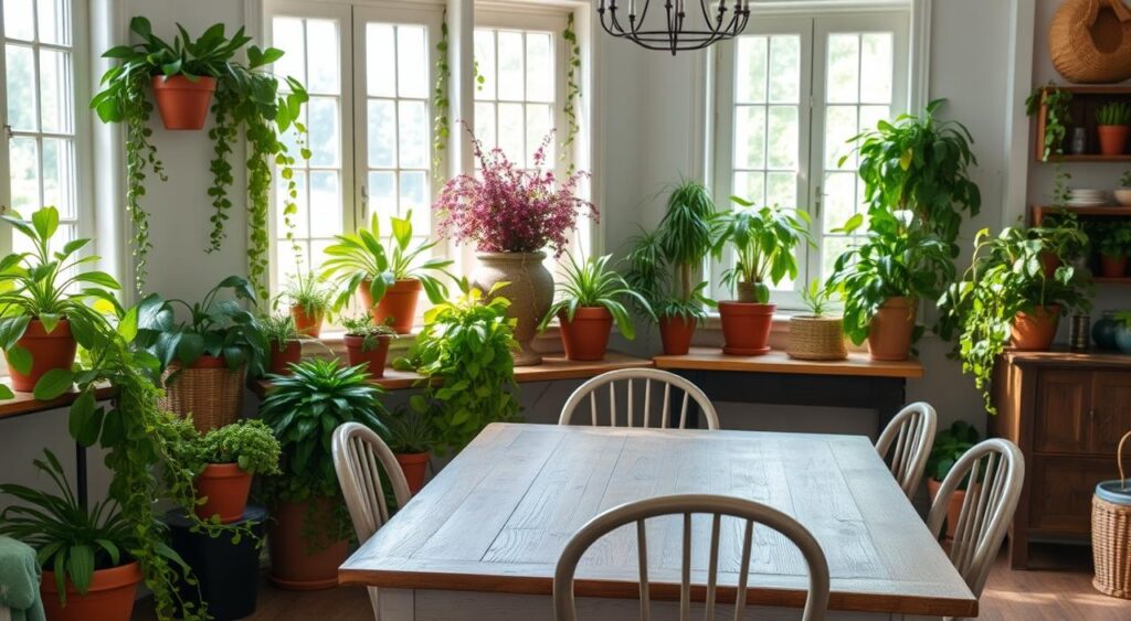 plantas-na-decoracao-farmhouse-1024x563 Farmhouse Moderno: A mistura do rústico com o moderno que deu certo