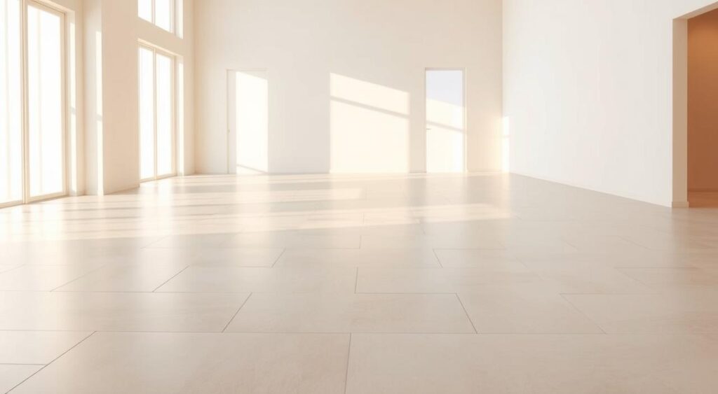 porcelanato-claro-1024x563 Veja Qual é a Melhor Cor de Porcelanato para Sala Parecer Maior