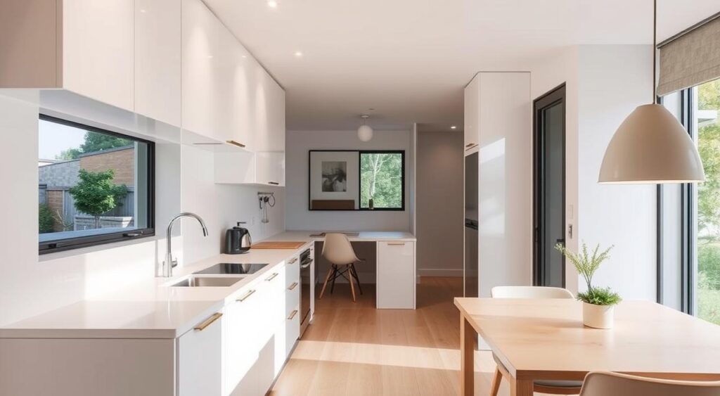 projeto-cozinha-pequena-1024x563 Cozinha Aberta com Sala: 10 Dicas pra Integração e Estilo