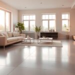 qual a melhor cor de porcelanato para sala
