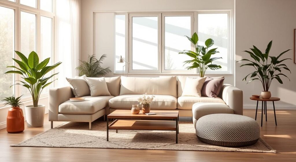 sofa-ideal-1024x563 Como Decorar Sala de Apartamento Pequeno com Estilo