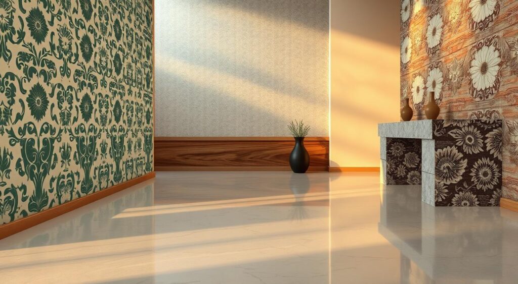 texturas-no-design-retro-1024x563 Design de Interiores Retrô: Estilo Vintage Moderno