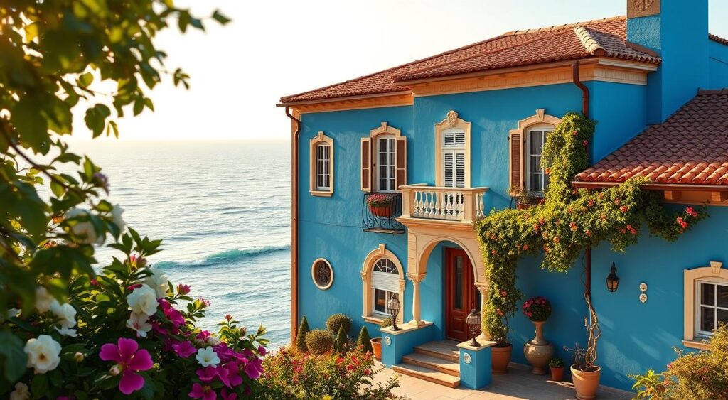 tom-de-azul-ideal-1024x563 Fachadas Incríveis: Veja Ideias Lindas de Casa com Fachada Azul