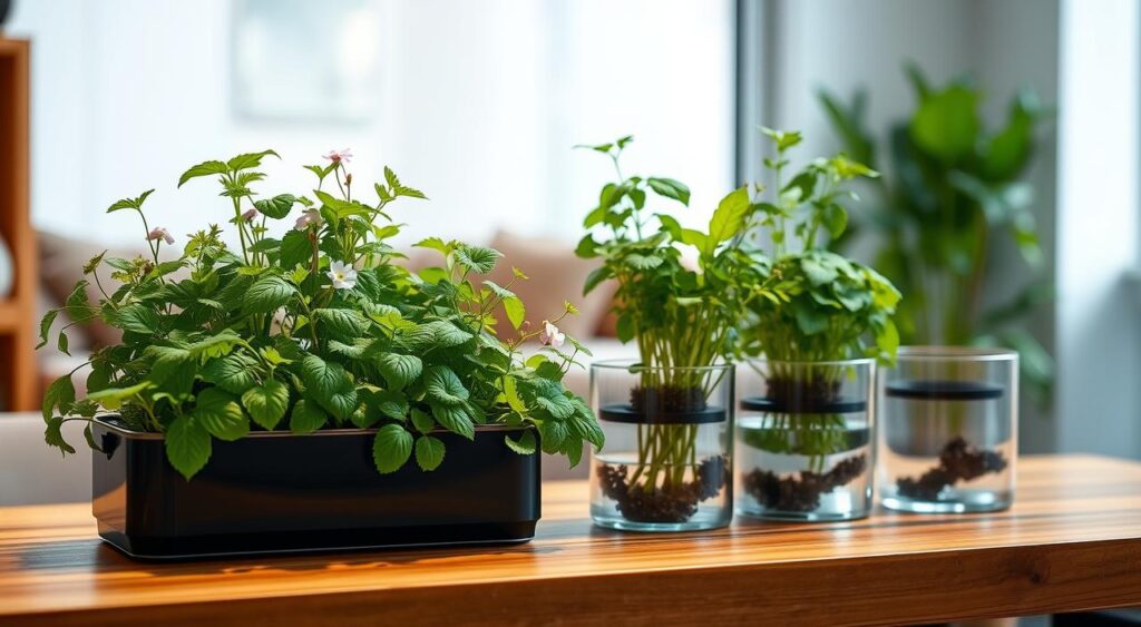 uso-de-vasos-autoirrigaveis-1024x563 Mini Horta de Temperos em Apartamento: 12 Dicas Práticas