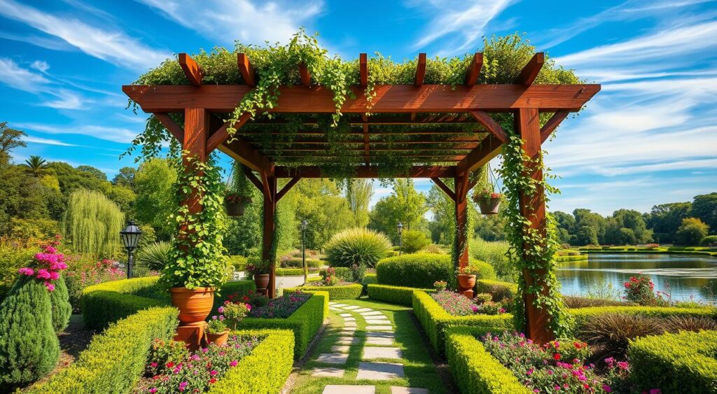 vantagens-do-pergolado-1024x563 Jardim com Pergolado Simples: Ideias Baratas e Lindas