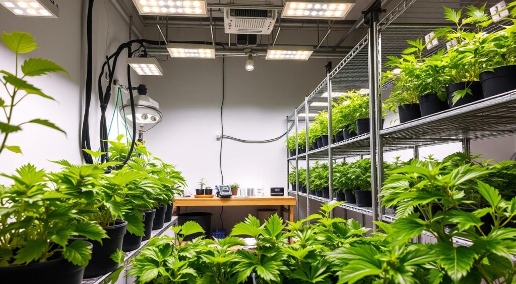 Dicas-de-iluminacao-para-cultivo-indoor-1024x563 Melhor Lâmpada para Cultivo da sua Horta Dentro de Casa
