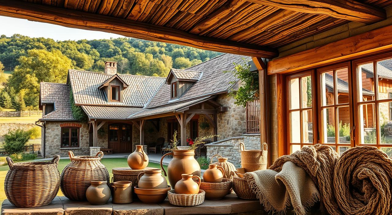 Materiais para casas de campo