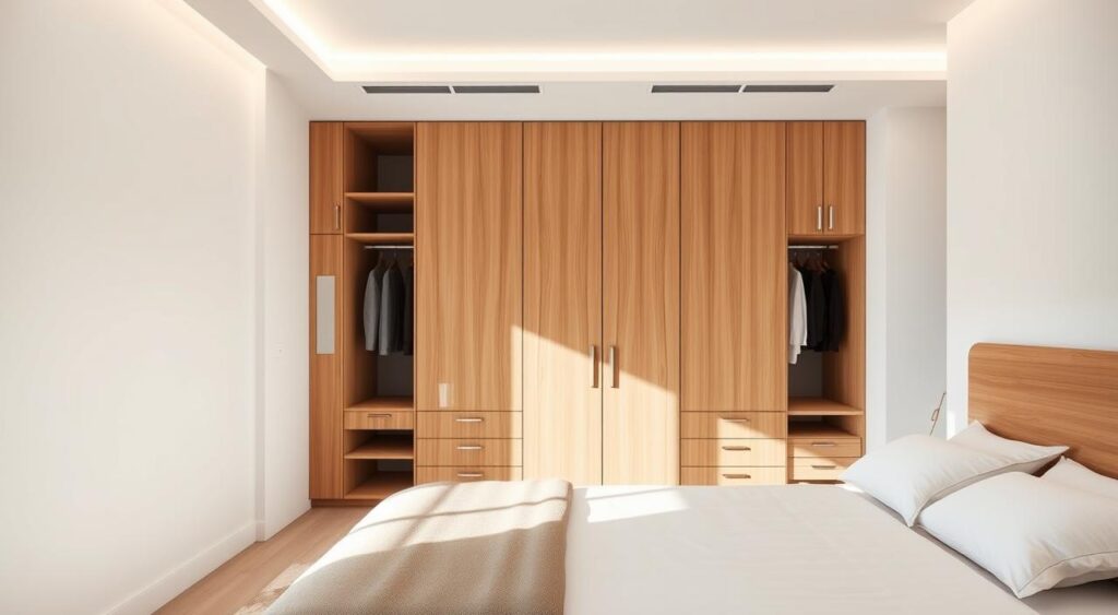 armarios-embutidos-1024x563 Solução para Quarto Pequeno: 12 Dicas pra Decorar com Pouco