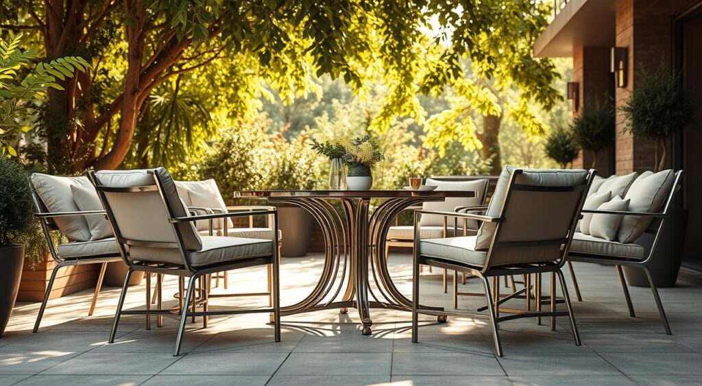 cadeiras-de-metal-para-area-gourmet-1024x563 Cadeiras para Área Gourmet que impressionam pela Beleza e Conforto