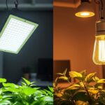 comparação LED vs. HPS