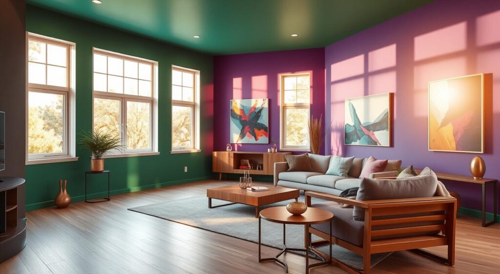 cores-vibrantes-para-casas-contemporaneas-1024x563 Cores de Casas Modernas: Veja Como Fugir do Básico com Elegância