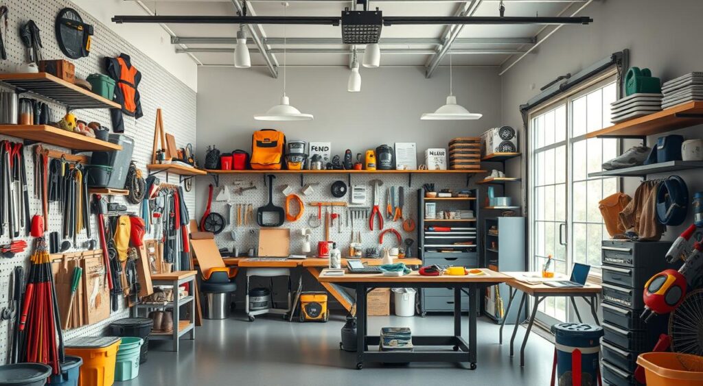 decoracao-da-garagem-1024x563 Decoração da Garagem: Soluções Para Organizar e Aproveitar