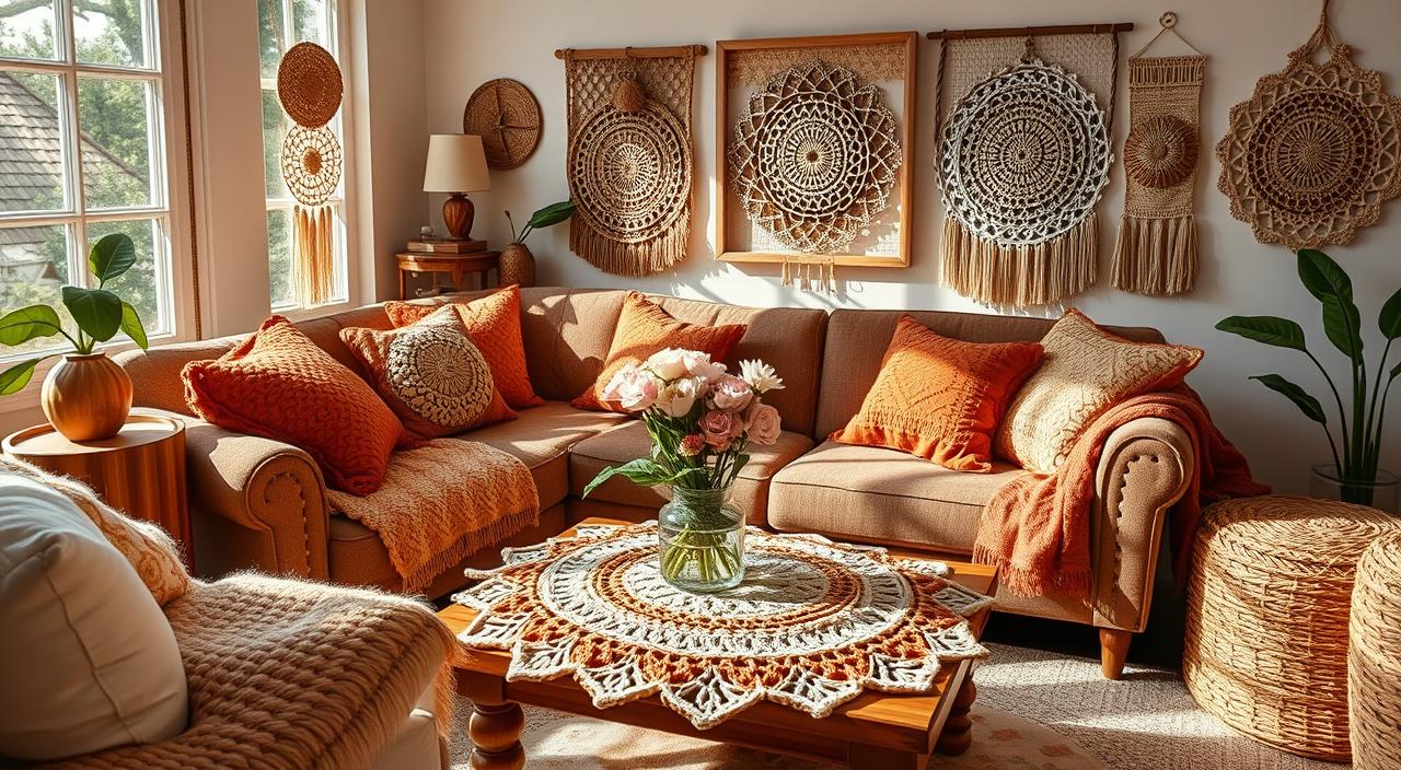 dicas de crochê para decorar a casa