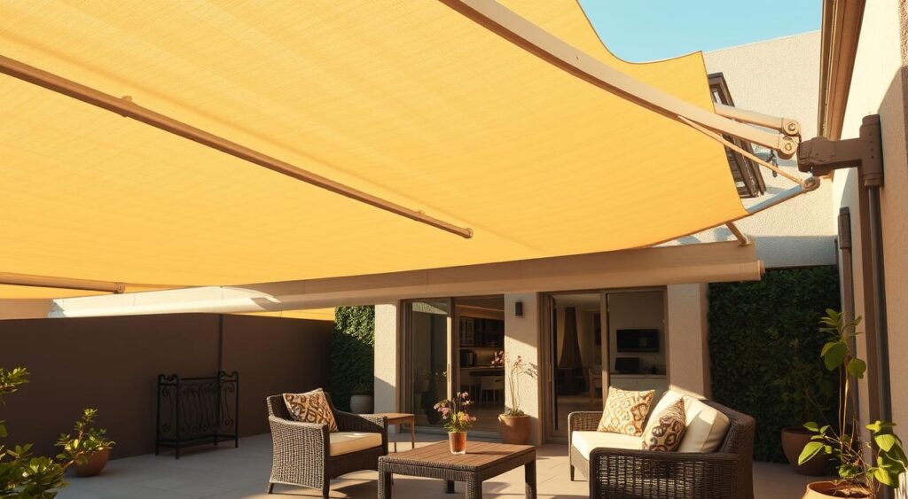 economia-de-energia-com-toldo-retratil-1024x563 Esse Toldo Retrátil Transforma Seu Espaço Externo em Segundos