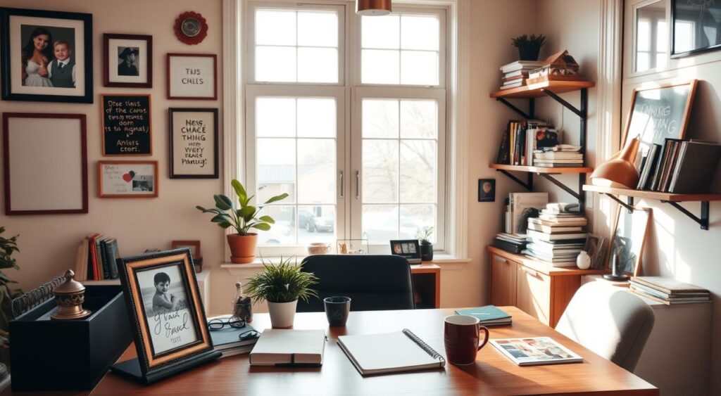 elementos-pessoais-no-home-office-1024x563 Home Office Confortável: 9 Dicas Inusitadas de Decoração