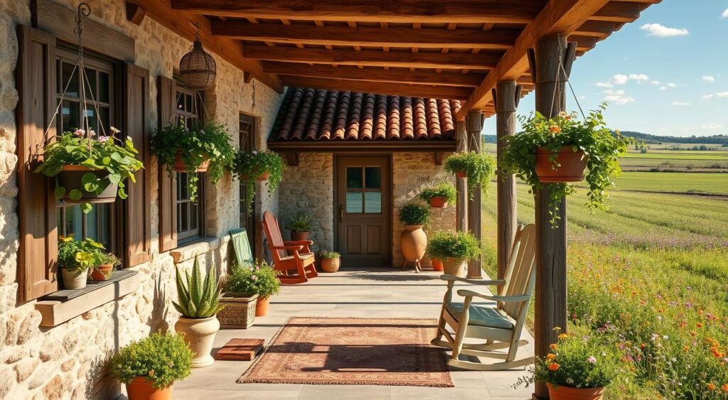 estilos-de-decoracao-rustica-1024x563 Casas de Roça com Varanda: Charme Rústico e Aconchego