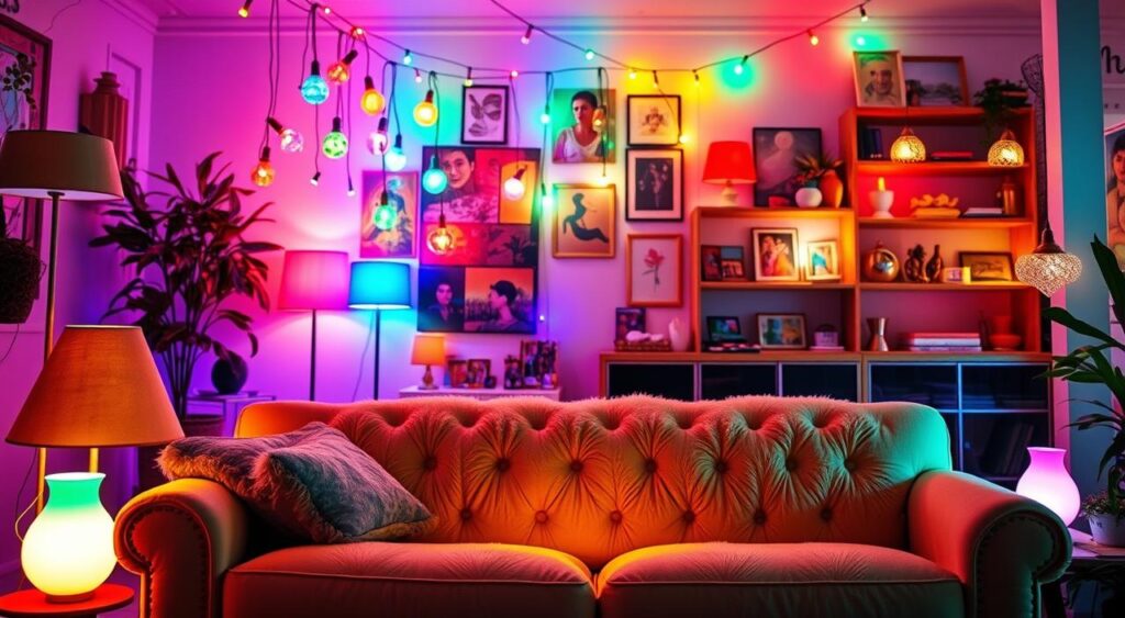 iluminacao-colorida-na-decoracao-1024x563 Casa Colorida não tem nada de brega, você só precisa dessas dicas pra acertar