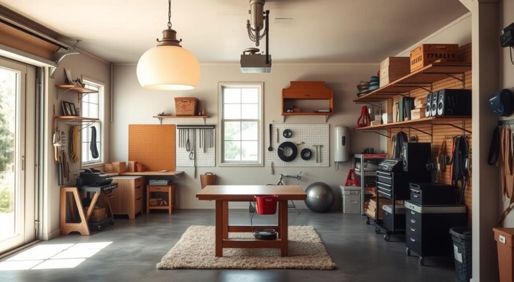 iluminacao-da-garagem-1024x563 Decoração da Garagem: Soluções Para Organizar e Aproveitar