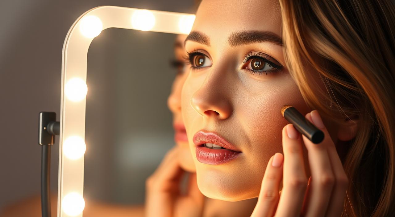 iluminação para make