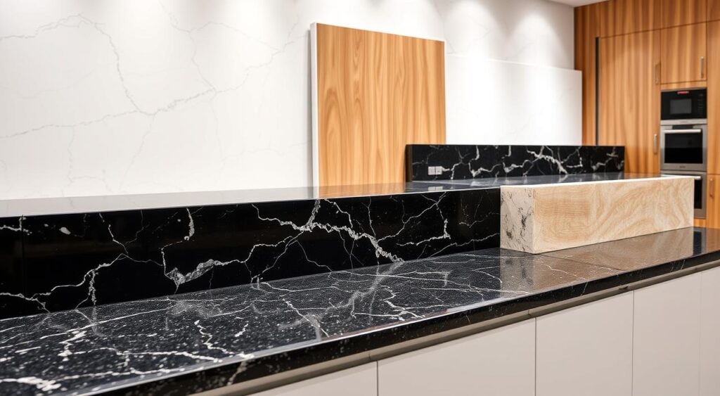 materiais-bancadas-cozinha-1024x563 Bancada para Cozinha que Estão Dominando a Decoração