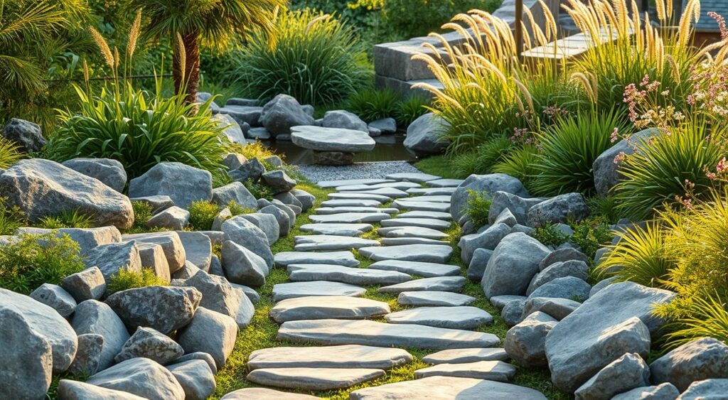melhor-pedra-pra-jardins-1024x563 Caminho de Pedras na Entrada da Sua Casa com Beleza e Muito Estilo