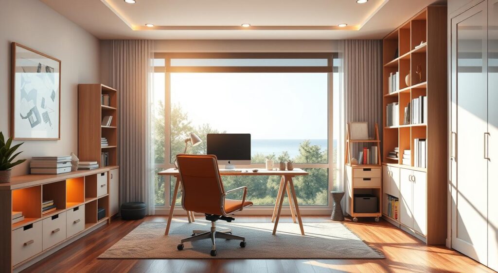 moveis-para-home-office-confortavel-1024x563 Home Office Confortável: 9 Dicas Inusitadas de Decoração