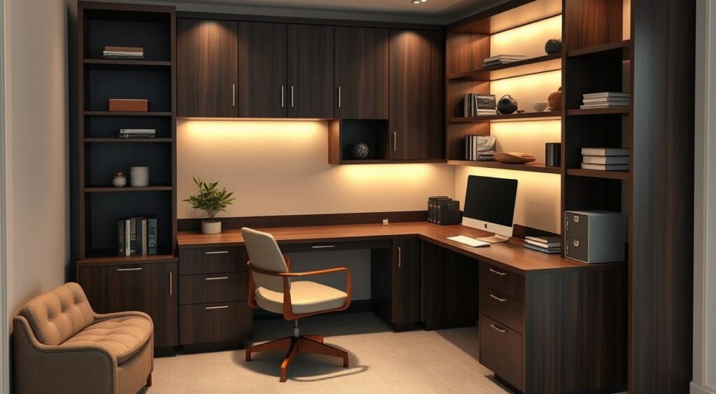 moveis-planejados-para-decoracao-funcional-1024x563 Decoração de Escritório em Casa: Mostramos como fazer muito com pouco espaço