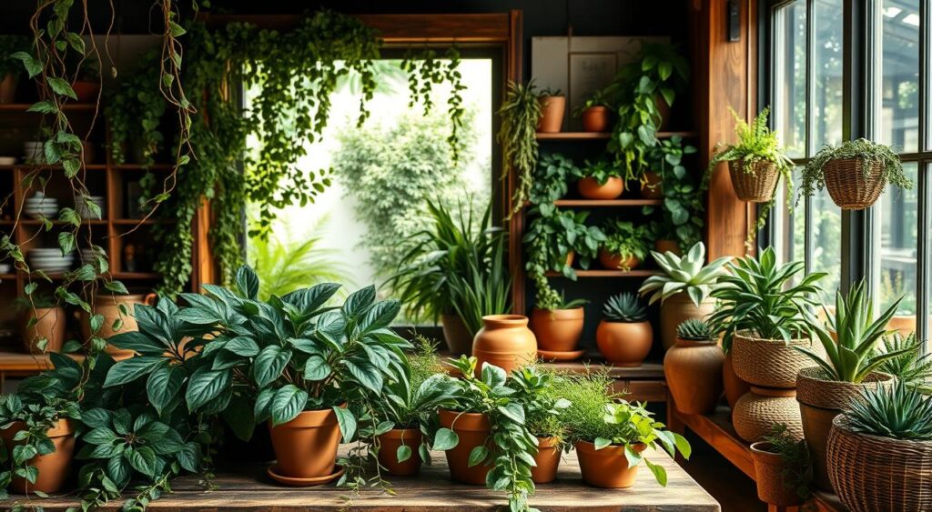 plantas-decoracao-rustica-1024x563 Explore a Elegância de uma Casa Rústica Charmosa