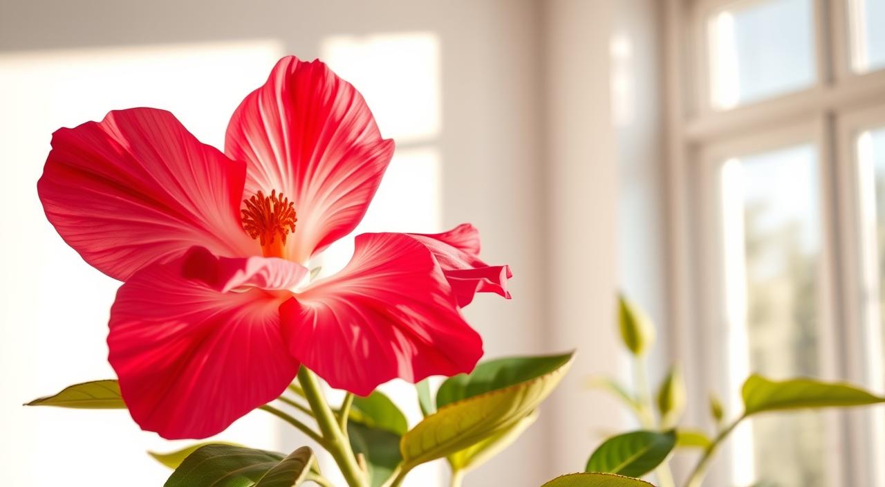 rosa do deserto em casa