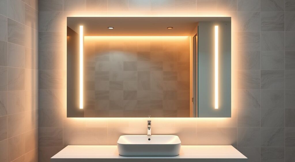 tecnologia-em-espelhos-1024x563 Espelho com Luz de LED Embutida vale a pena?