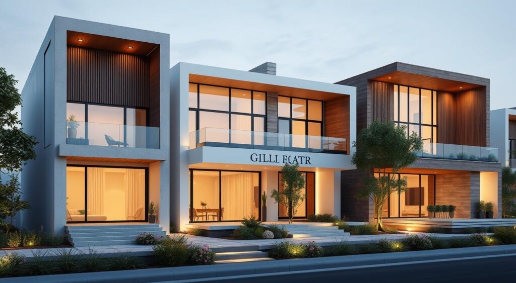 tendencias-de-fachadas-de-casas-1024x563 Modelos de Frente de Casa que Inspiram Beleza com Baixo Custo