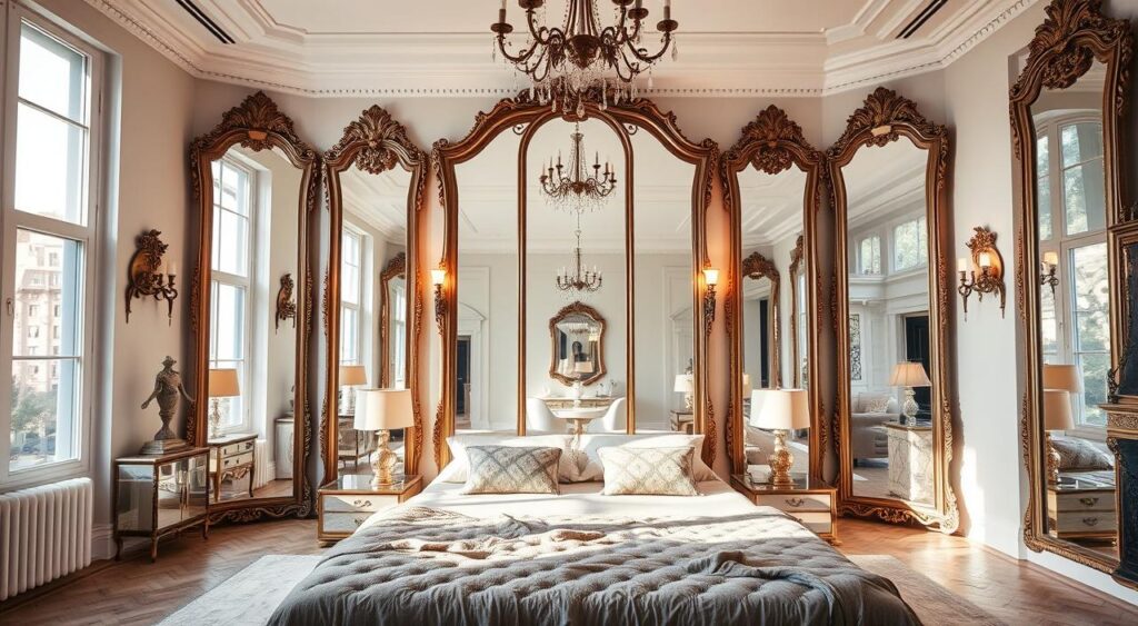 uso-de-espelhos-para-ampliar-espacos-1024x563 Solução para Quarto Pequeno: 12 Dicas pra Decorar com Pouco