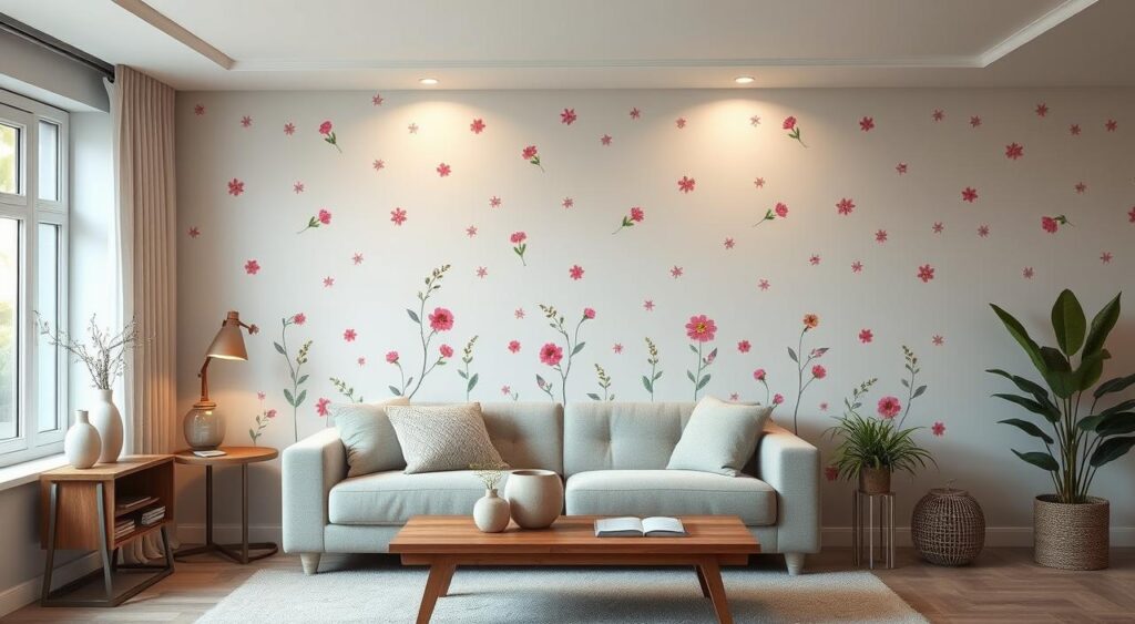 Decoracao-com-papeis-de-parede-e-adesivos-decorativos-baratos-1024x563 Como Decorar com Pouco Dinheiro e Muito Estilo