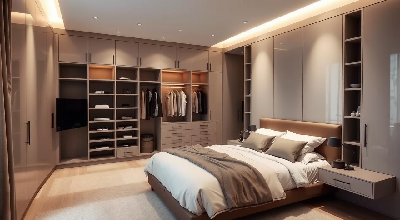 armários planejados para quarto