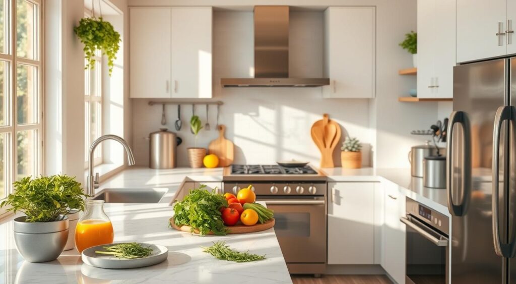 beneficios-da-limpeza-da-cozinha-1024x563 Guia Prático com 10 Dicas de Como Limpar a Cozinha Sem Sofrer