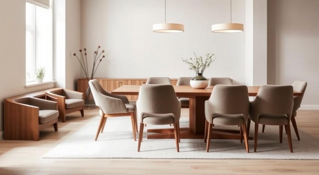cadeiras-elegantes-para-decoracao-contemporanea-1024x563 Cadeiras Modernas de Sala de Jantar: Estilo e Conforto