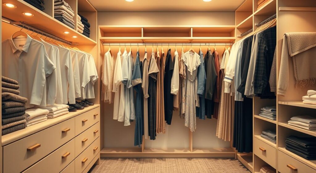 categorizar-roupas-1024x563 Como Organizar Guarda-Roupas de Forma Eficiente com Pouco Espaço
