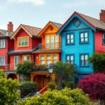 cores de fachada de casas​