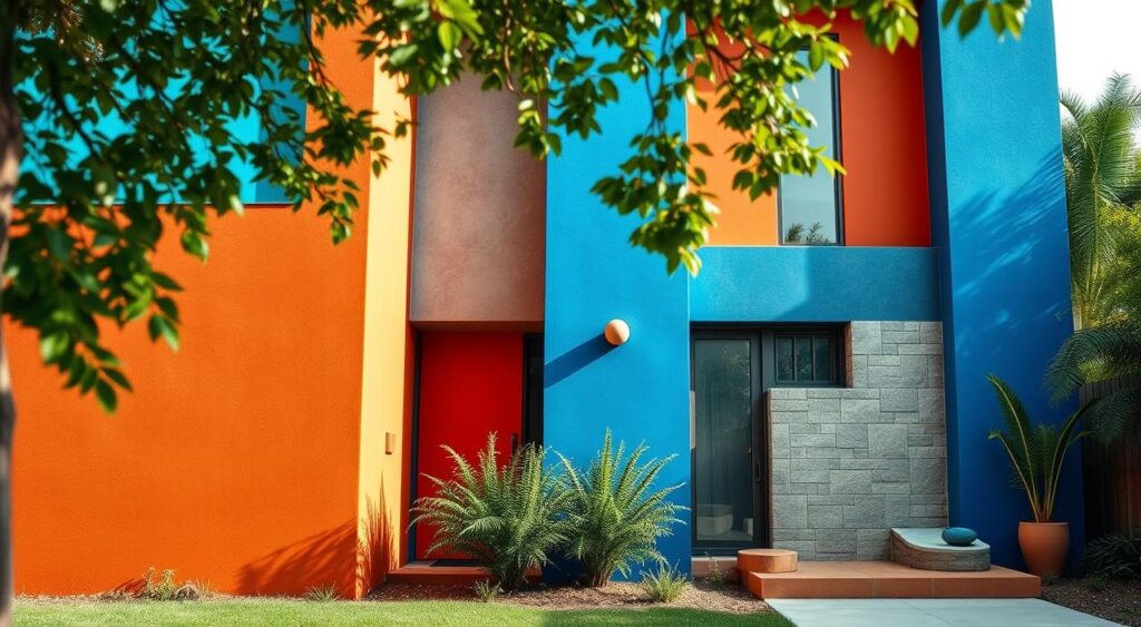 cores-para-fachadas-1024x563 Fachadas de Casas Térreas Modernas que Vão te Inspirar Agora