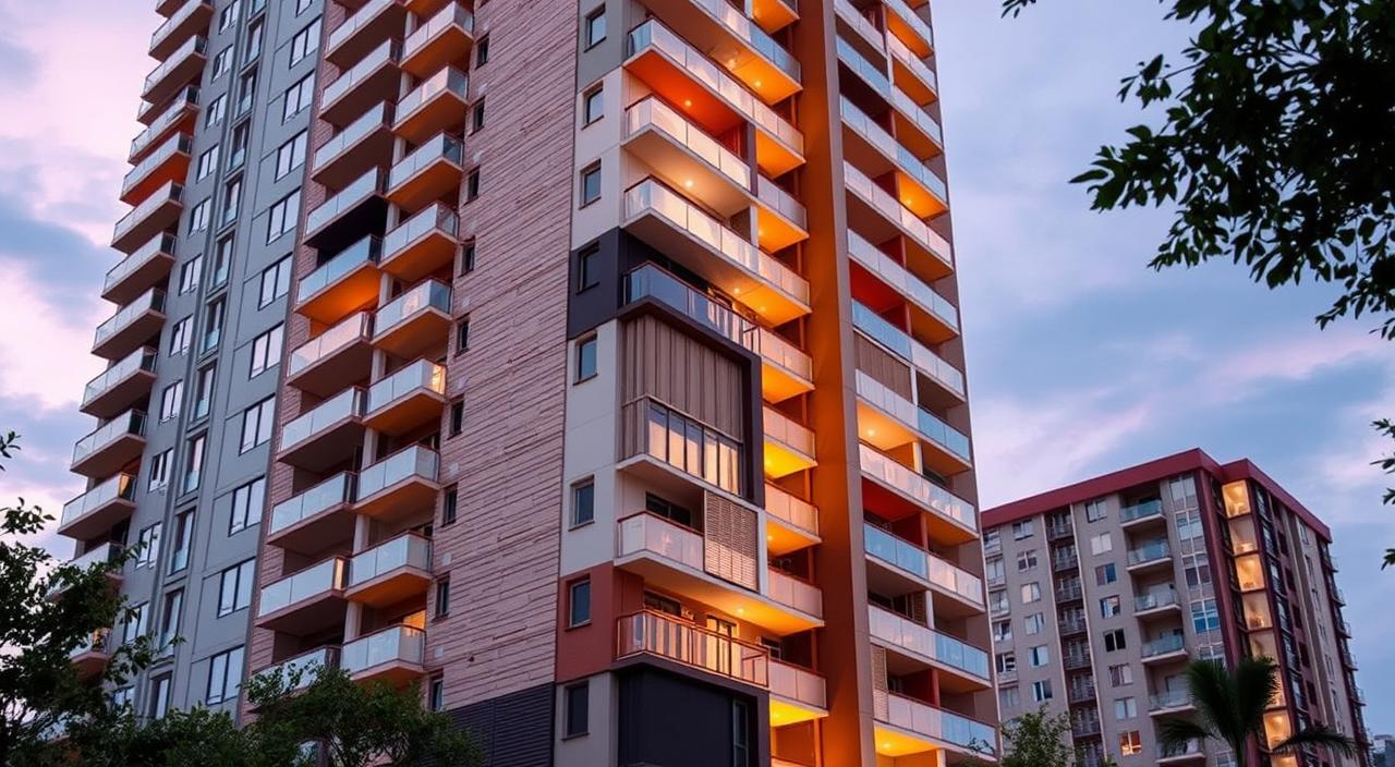 cores para prédios residenciais
