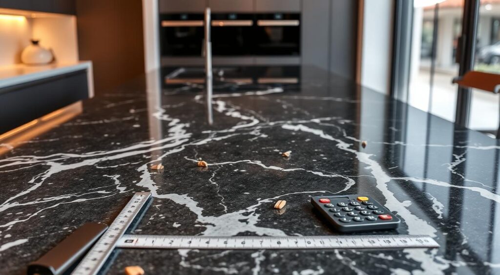 custo-do-granito-1024x563 Granito Preto e Branco | Beleza e Sofisticação na Cozinha | 5 Modelos que Valem a Pena Escolher