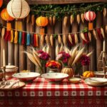 decoração de mesa para festa junina