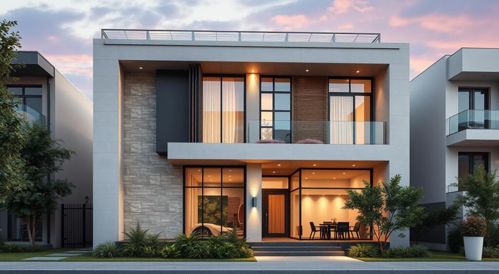 design-de-fachadas-1024x563 Fachadas com Platibanda: 20 Estilos Modernos e Elegantes